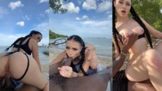 Auhneesh Nicole Beach Sex Tape Video Leaked